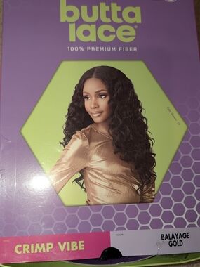 Crimp Vibe Women’s Wig - Balayage Gold